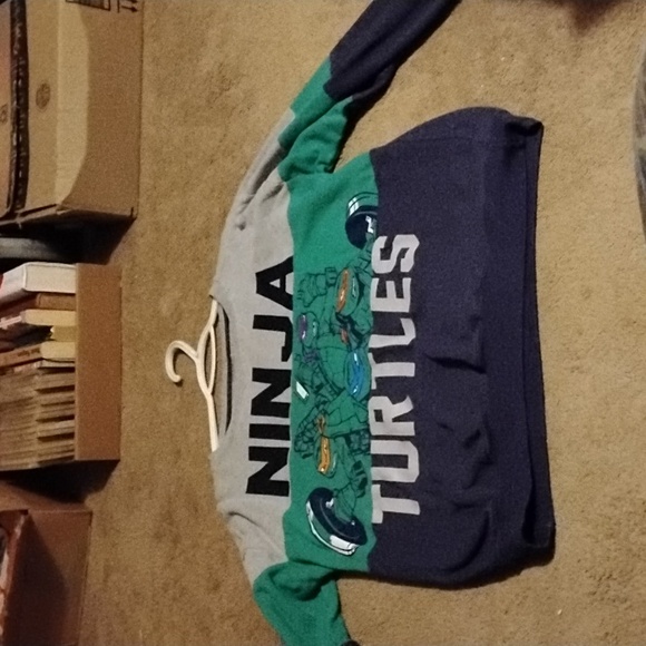 Ninja Turtles Kids Shirt - Grey, Green, and Blue - Picture 2 of 4